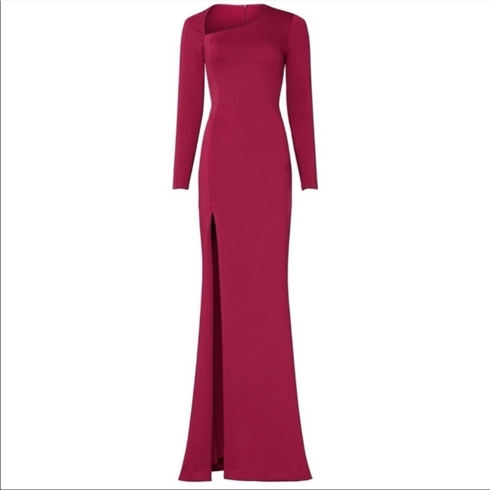 Black Halo Akasha Gown Pink Raspberry Pink Size 2